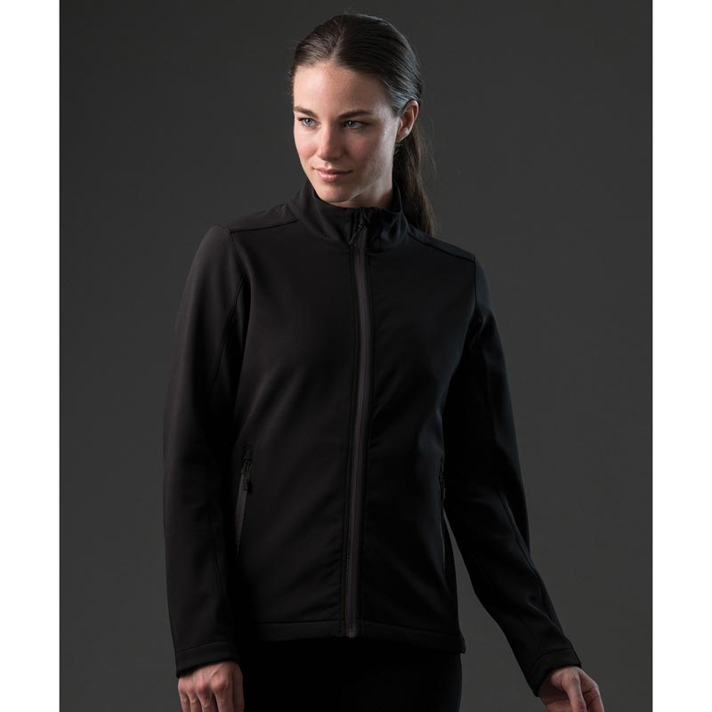 Women's Orbiter softshell jacket - Black/Carbon S